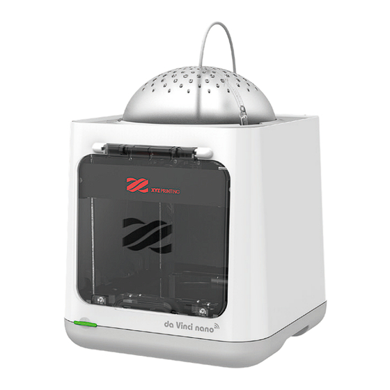 XYZ Printing da Vinci nano w Kurzanleitung