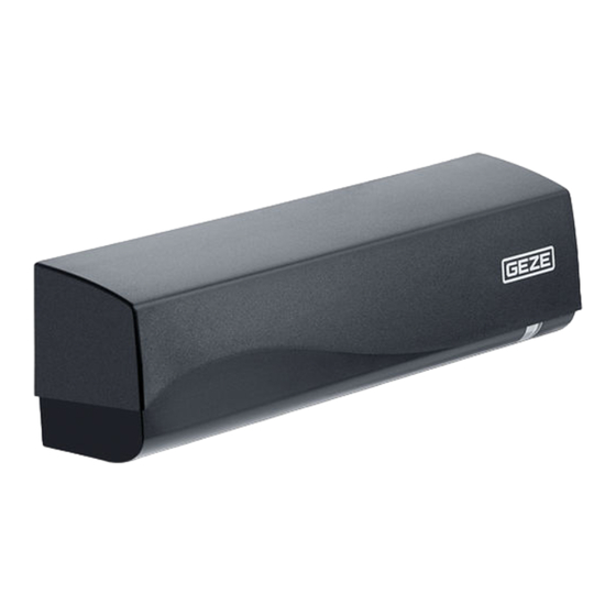GEZE GC 339+ Originalbetriebsanleitung