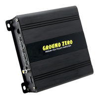 Ground Zero IRIDIUM GZIA 100.2 Bedienungsanleitung
