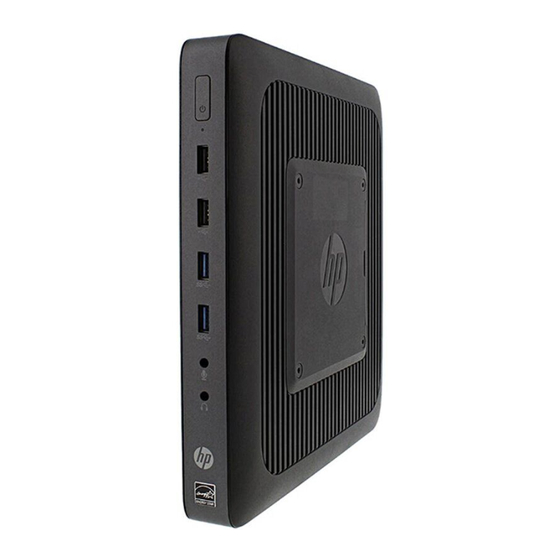 HP t620 Flexible Series Thin Client Referenzhandbuch