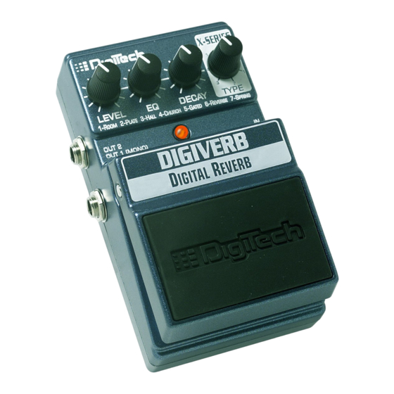 DigiTech DIGIVERB Handbuch