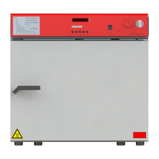 Binder FDL 115 (E2.1) Betriebsanleitung
