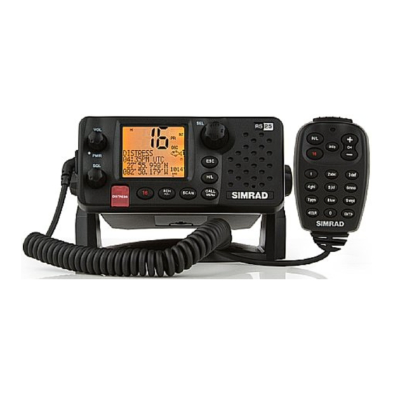 Simrad RS25U Handbuch