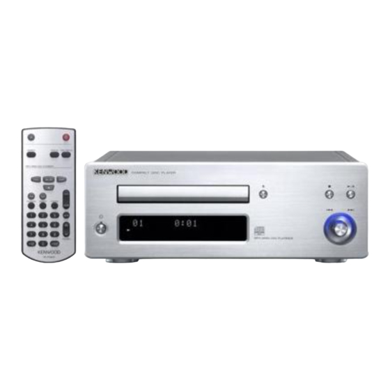 Kenwood DP-K1000 Bedienungsanleitung