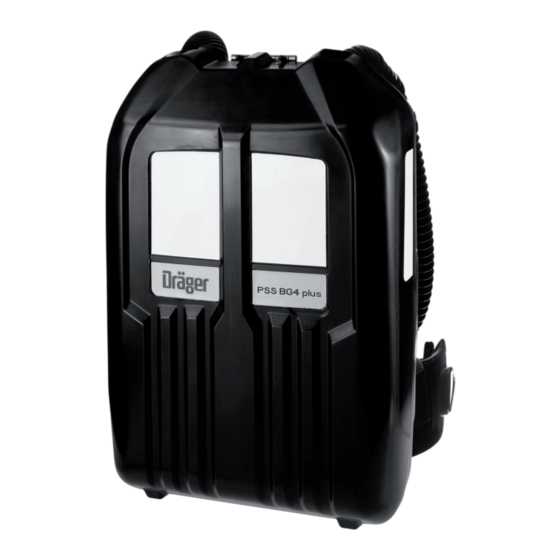 Dräger PSS BG 4 plus Gebrauchsanweisung