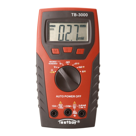 TESTBOY TB-3000 Bedienungsanleitung