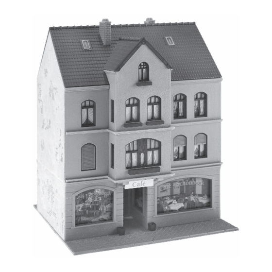 Faller STADTHAUS MIT CAFÉ Bedienungsanleitung