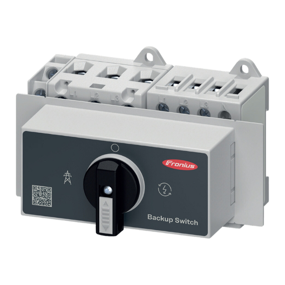 Fronius Backup Switch 1PN-63A Bedienungsanleitung