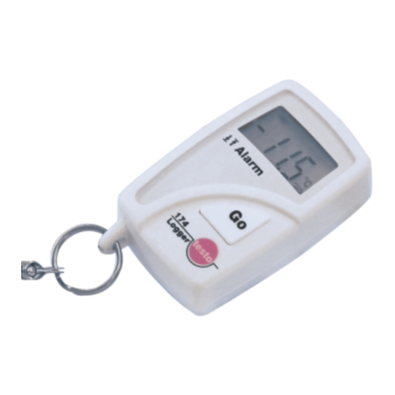 testo 174 Kurzbedienungsanleitung