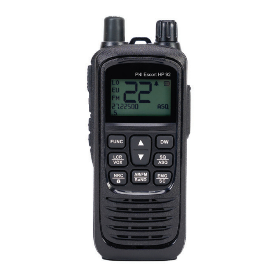 PNI Escort HP 92 Benutzerhandbuch