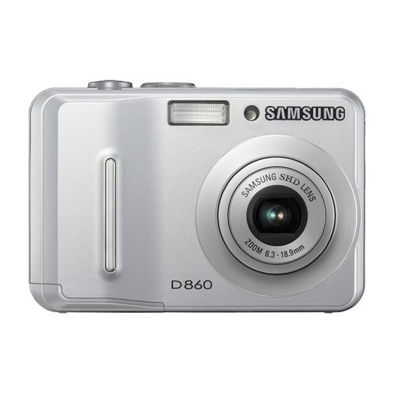 Samsung D860 Schnellstartanleitung