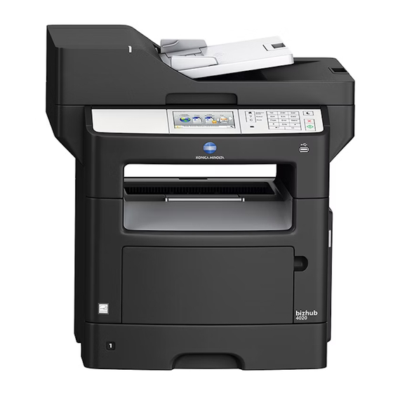 Konica Minolta Bizhub 4020 Kurzanleitung