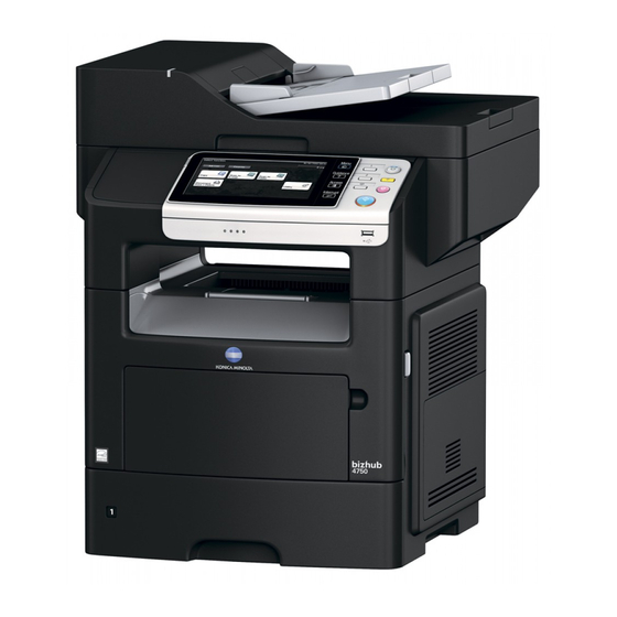 Konica Minolta bizhub 4050 Kurzanleitung