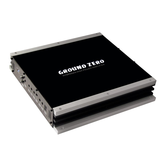 Ground Zero HYDROGEN GZHA 2250XII Handbücher