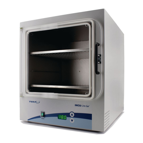 VWR Avantor INCU-Line IL 23R Cool Bedienungsanleitung