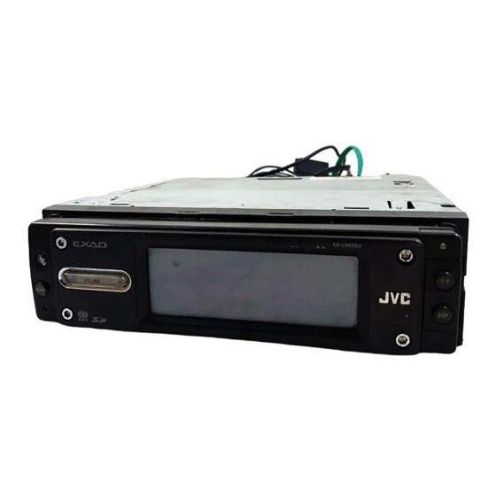 JVC KD-LHX552 Einbauanweisungen
