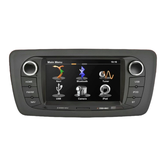 ZENEC Z-E5514M Installationsanleitung