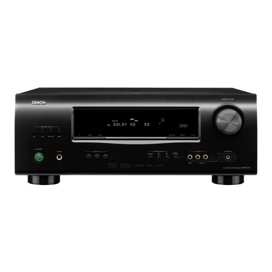 Denon AVR-1311 Bedienungsanleitung