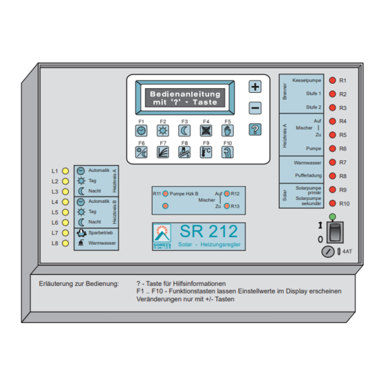 Sorel SR212 Handbücher