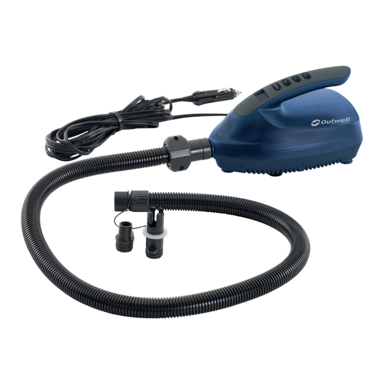 Outwell SQUALL Tent Pump 12V Bedienungsanleitung