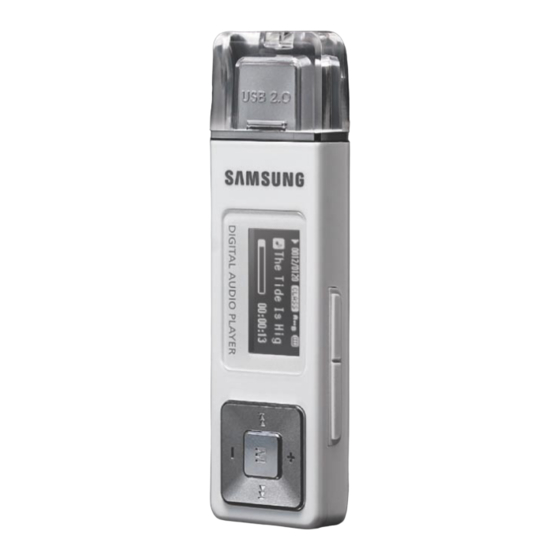 Samsung YP-U2R Handbuch