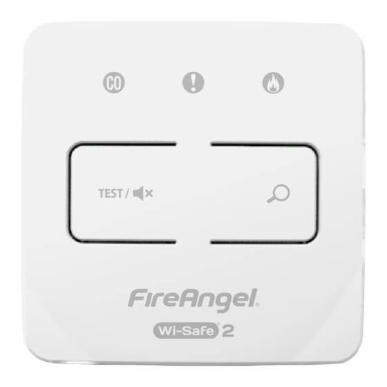 FireAngel Wi-Safe 2 WTSL-F-1EU Installationsanleitung Und Benutzerhandbuch