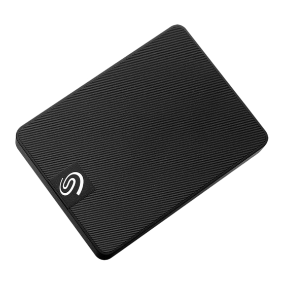 Seagate Expansion SSD Benutzerhandbuch