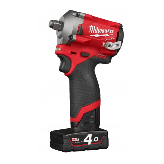 Milwaukee M12 FIWF12 Originalbetriebsanleitung