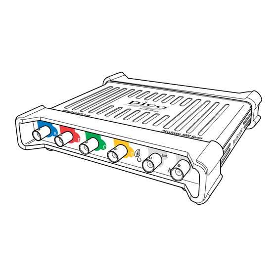Pico Technology PicoScope 5000-Serie Benutzerhandbuch
