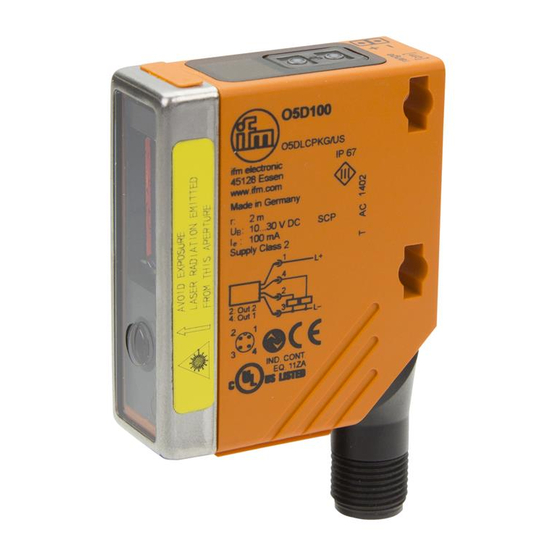 ifm O5D10 series Bedienungsanleitung