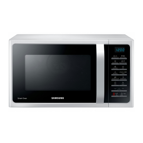 Samsung MC28H5015-Serie Bedienungsanleitung Mit Zubereitungshinweisen