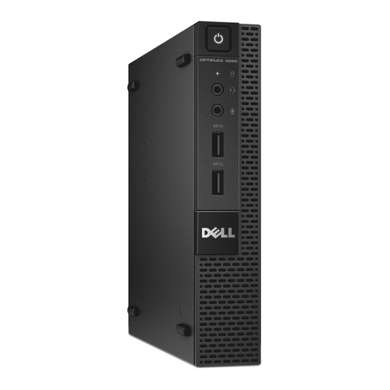 Dell OptiPlex 5050 Micro Schnellstart Handbuch