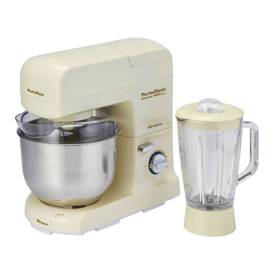Ariete 1596/1 gourmet mix & blend metal Anleitung