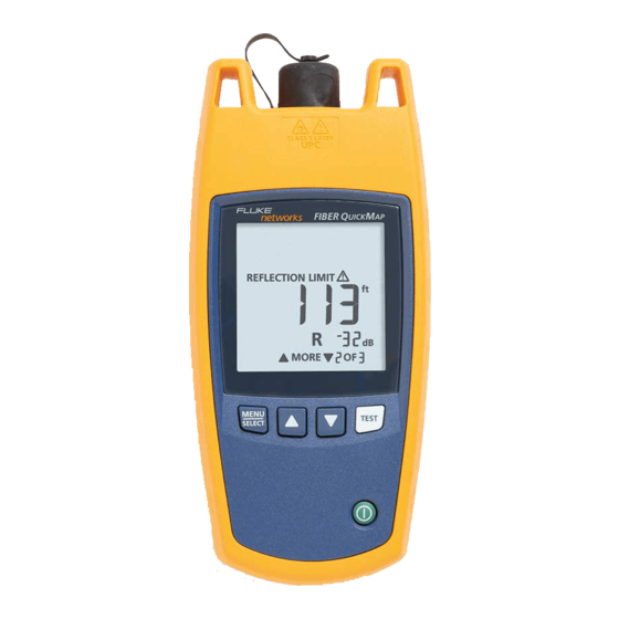 Fluke Networks FIBER QUICKMAP Bedienungshandbuch