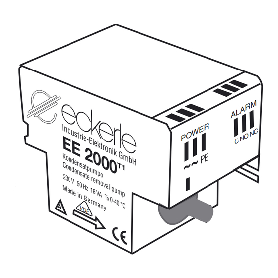 Eckerle EE2000T1 Anleitung