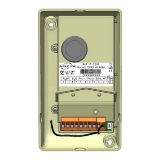 INTRATONE Intrabox DATA HF MINI 17-0104-DE Installation Und Verwendung