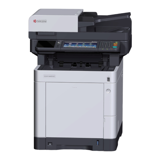 Kyocera ECOSYS M6230CIDN Bedienungsanleitung