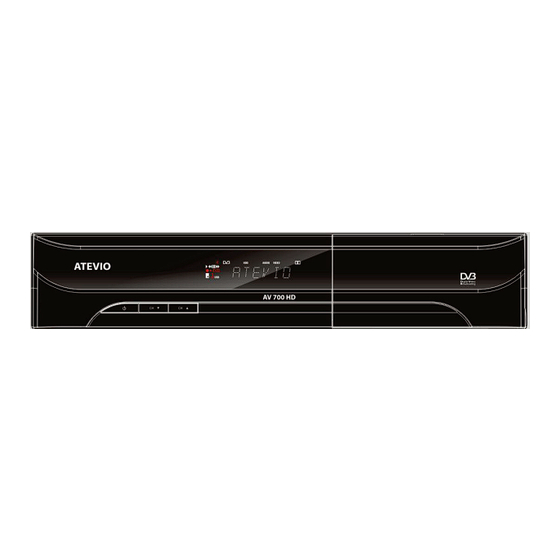 ATEVIO AV 700HD Bedienungsanleitung