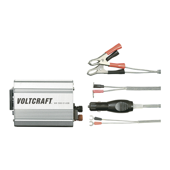 VOLTCRAFT WR 300-12 Bedienungsanleitung
