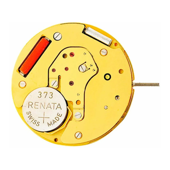 Ronda 6003.D Bedienungsanleitung
