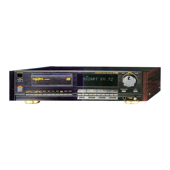 Grundig FINE ARTS CD 9009 Serviceanleitung