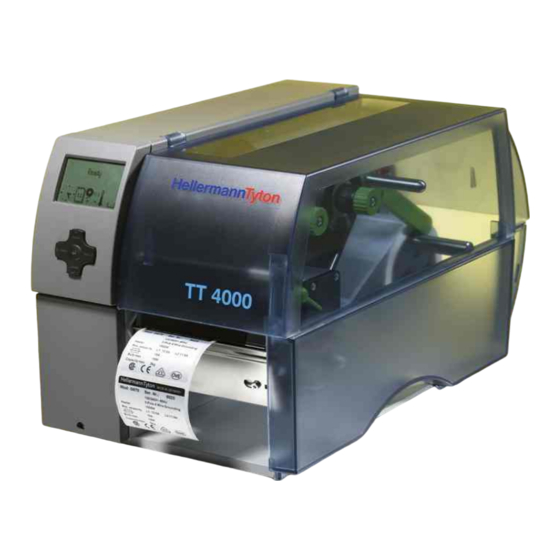 HellermannTyton TT4000 Serie Bedienungsanleitung