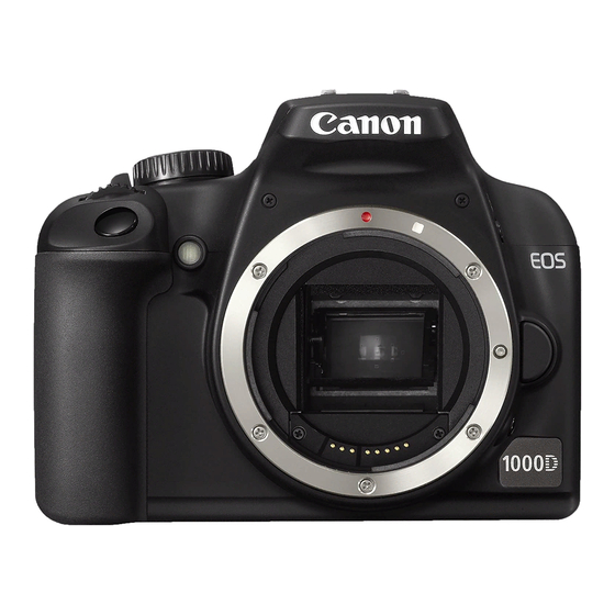 Canon EOS 1000D Bedienungsanleitung