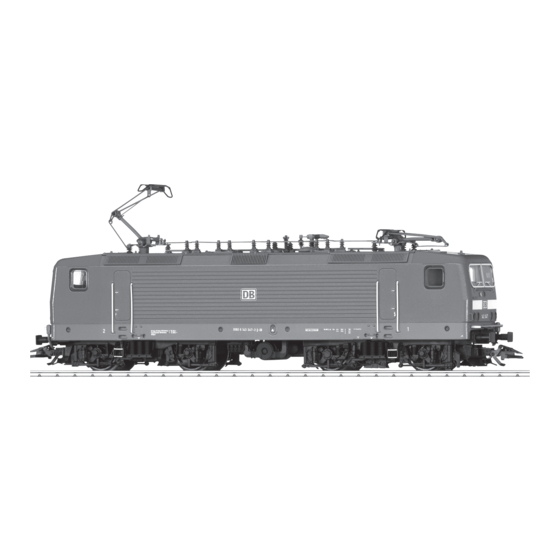 Märklin BR 143 Bedienungsanleitung