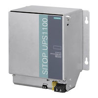 Siemens SITOP UPS1600 40 A Gerätehandbuch