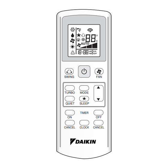 Daikin siesta Bedienungsanleitung