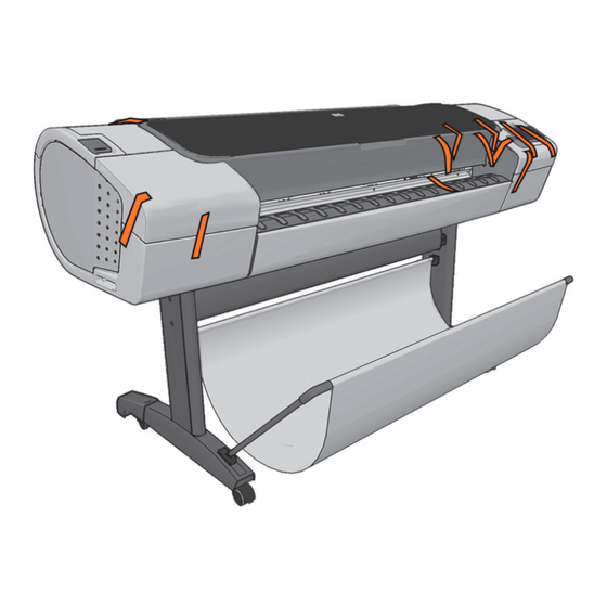 HP Designjet Z5400 PostScript Anleitung Zur Produktmontage