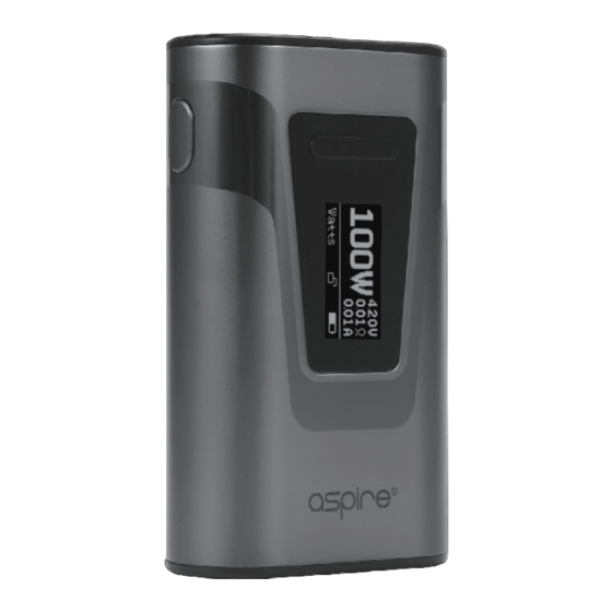 Aspire Typhon 100W Bedienungsanleitung