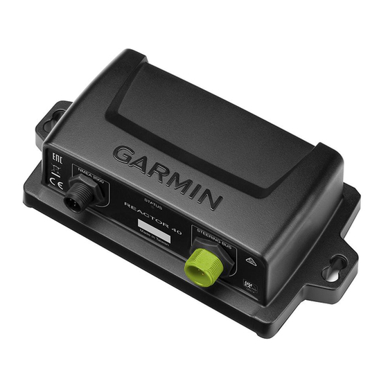 Garmin GHP Compact Reactor Hydraulic Handbuch