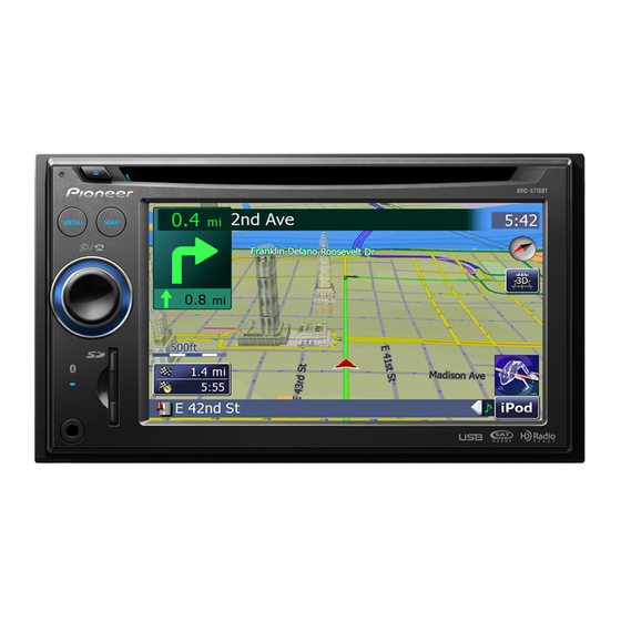 Pioneer AVIC-F910BT Bedienungsanleitung